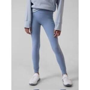 Athleta Girl High Rise Stash Your Treasures Tight Girls Sz XXL (16) Cottage Blue